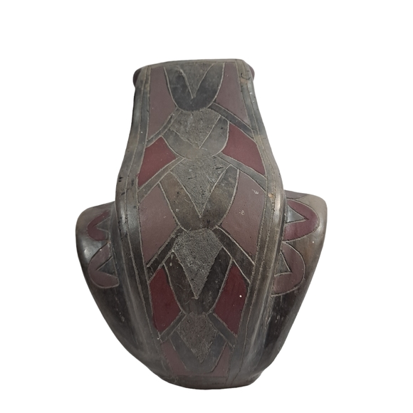 Raku (?) Pottery Sitting Frog Sculpture Figurine - Picture 2 of 12